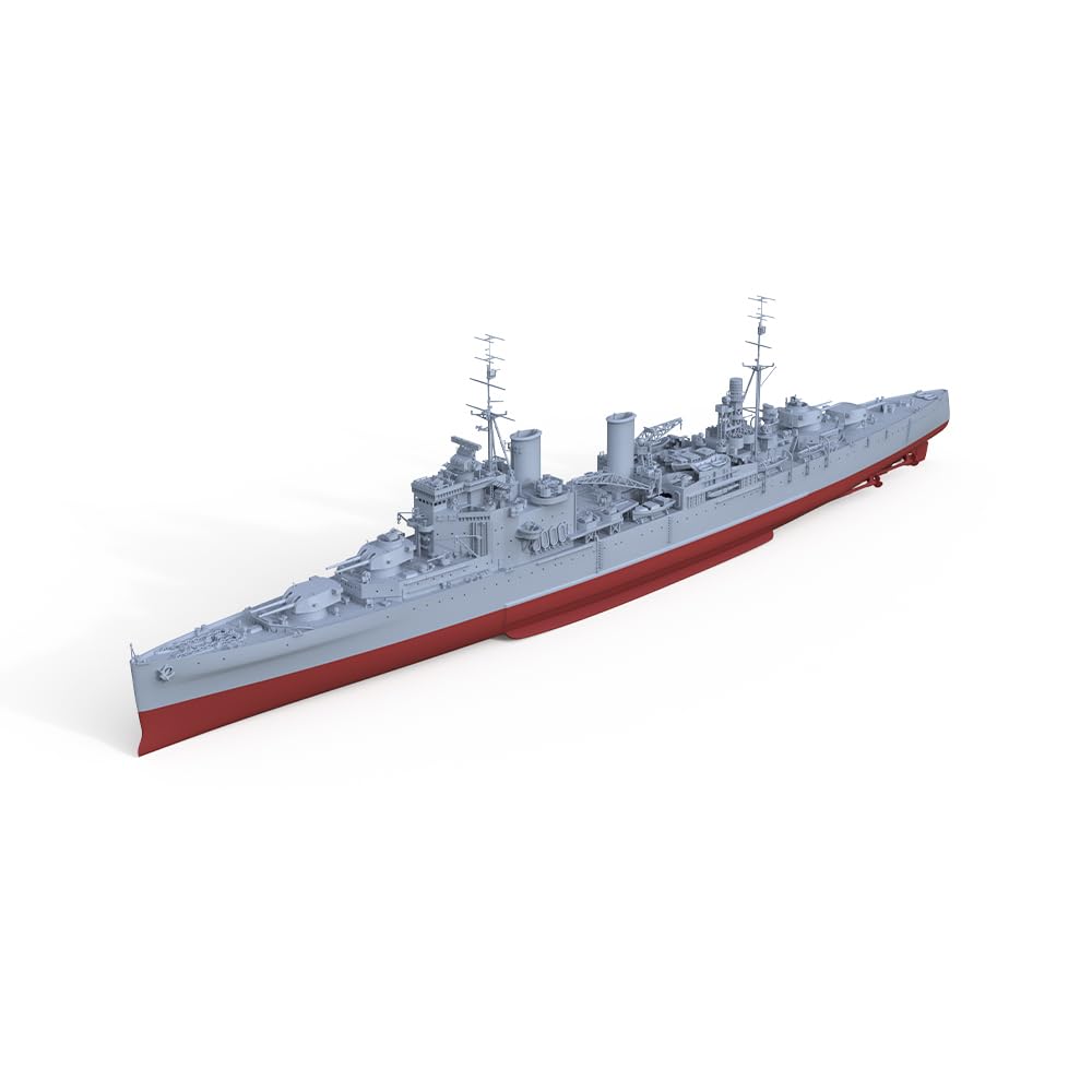 MRY-SFW SSC300562S-A 1/300 zestaw do budowy modelu wojskowego HMS London Cruiser 1945 pełny kadłub