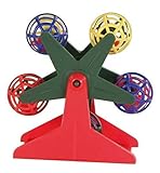 Trixie 5355 Praterrad mit kleinen Rasselbällen, 10 cm