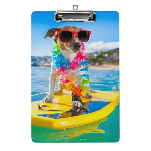 クリップボード A4 縦型 ジャックラッセルテリア 犬柄 おもしろ ファイルボード 壁掛け 画板 書きやすい お会計ボード て持ち運びやす 文書整理 文房具 会議パッド 事務用品 メモ 学校 家庭用バインダー
