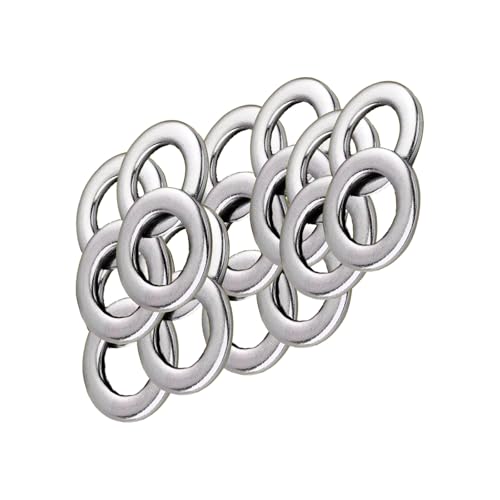 Image of 1 Pack 20 Pcs Oil Drain Plug Gasket Washers,0.55 Inches Crush Washer Oil Drain Plug Compatible With Honda /Acura, Replacement For Aluminum Oil Plug Crush Washer Fits For Most Cars, Suvs