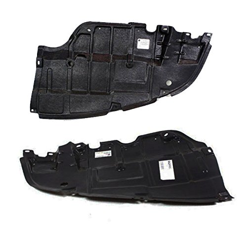 Compatible with 07-12 ES-350 Front Engine Splash Shield Under Cover Undercar Left Right SET PAIR