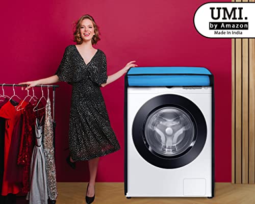 Image of Amazon Brand - Umi. Front Load Washing Machine Cover Suitable for Bosch 5.5 Kg, 6 Kg (50cmsX63cmsX81cms, SKY BLUE)