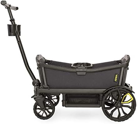 Veer Cruiser | Next Generation Premium Stroller Wagon for Kids | The Feel and Safety of a Premium Stroller with The Fun of a Lightweight, Rugged Wagon | Push/Pull/Push-Along | Fully Collapsible