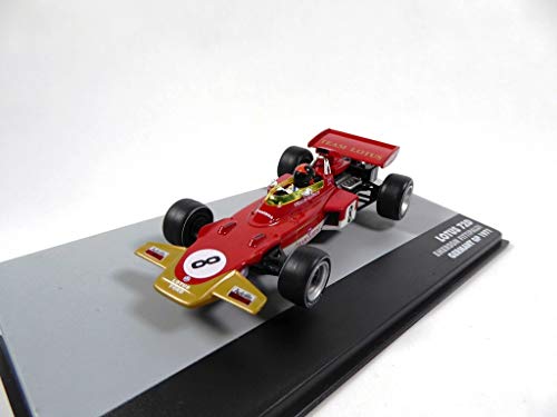 Carro a escala 1:43 Lotus 72D Emerson Fittipaldi 1971 miniatura 2