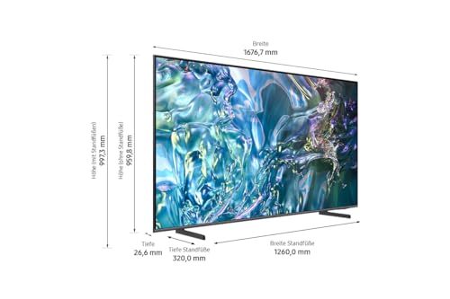 Samsung QLED 4K Q64D Fernseher 75 Zoll, Samsung TV mit Quantum Prozessor Lite 4K, 100 % Farbvolumen, 4K Upscaling, Motion Xcelerator, Smart TV, GQ75Q64DAUXZG, Deutsches Modell [2024] – Bild 6