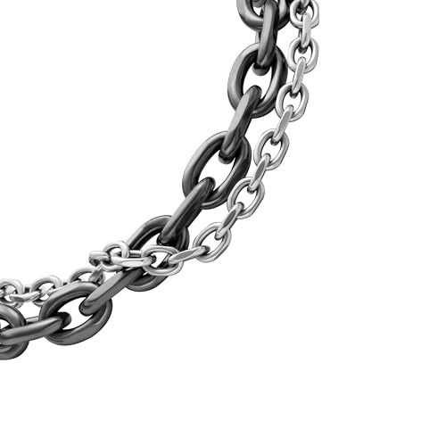 Image of A|X Armani Exchange Stainless Steel Chain Bracelet for Men