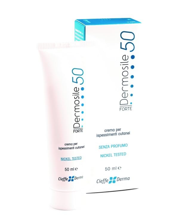 Dermosile 50 FORTE, Crema Cheratolitica per Callosità e Ipercheratosi, Senza Profumo, 50 ml