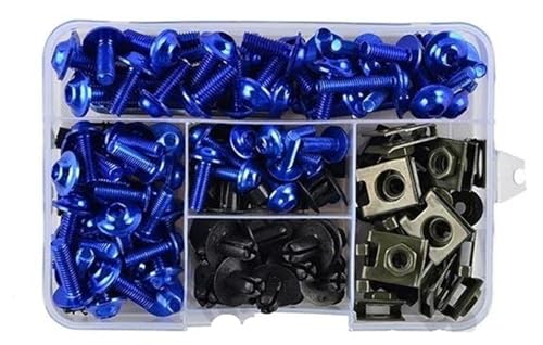 Kit visserie carénage moto bleu de qualité supérieure pour modèles S1000RR S1000R