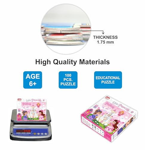 Image of Ankit Toys & Games 100-Piece Jigsaw Puzzle for Kids, Educational, Develops Motor Skills & Cognitive Learning (Little Princess)
