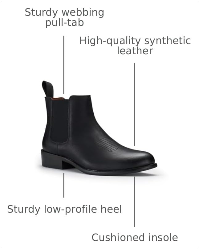 Image of Ferro Aldo Men's Western Boot Collection | Casual & Dress Ankle Boots in Cowboy, Chelsea, & Biker Styles for Men