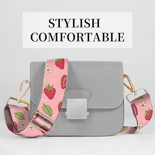 Image of Wide Purse Strap Replacement Crossbody, Funny Shoulder Strap Adjustable, Cute Bag Strap for Women Guitar Purses