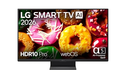 LG 27LB70006LA TV 27 Zoll (68 cm) Full HD LCD TV (5 Gen9 4K AI Prozessor webOS 26 120Hz) [Modelljahr 2026] [Energieklasse E]