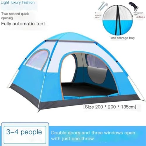 Tente de camping à ouverture rapide et isolation thermique - 3