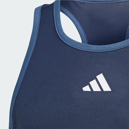 adidas Kids Girls Club Crew Neck Athletic Tank Tennis Casual Breathable - Blue4