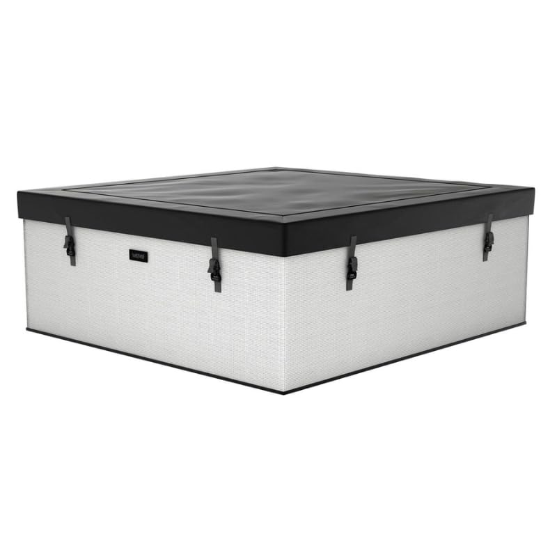 Spa Semi-Rigide Netspa Idaho - 6 Places Coloris Charcoal Noir 70/90 Airjets massants