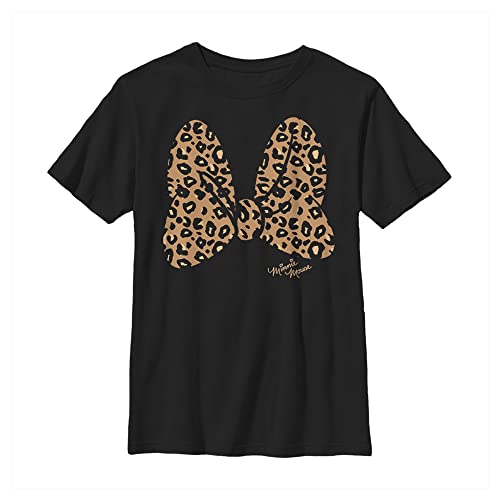 Fifth Sun Disney Characters Animal Print Bow Boy's Solid Crew Tee