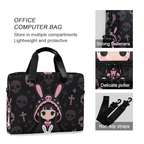 Bolso crossbody para laptop 15.6" estilo anime miniatura 6