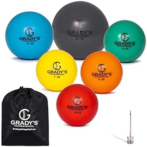 Grady's Pitching School Plyo Ball Set, 6 Bälle