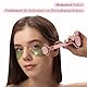 GUGUG Rosenquarz Roller und Gua Sha Stein, Natural Jade Roller for Facial Massage, Face Roller for Eye Puffiness, Skin Tightening