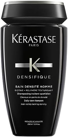 ��é�������ٲ����� Densifique Homme Shampoo, Thickening & Volumising Shampoo, For Fine Hair, With Biotin & Taurine, Bain Densité, 250 ML