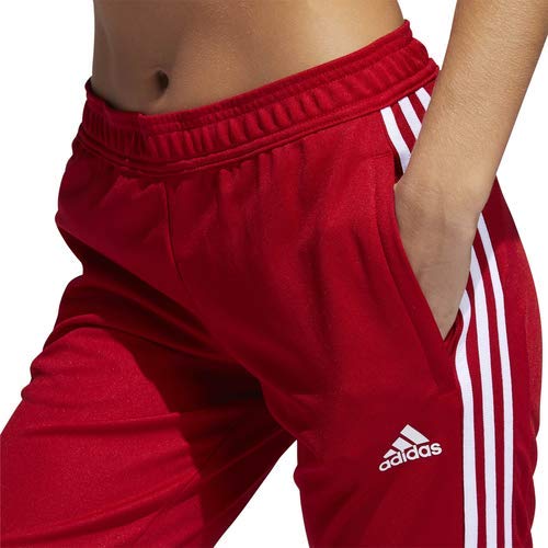 Adidas Women's Tiro 19 Aeroready Climacool Slim Fit Full Length Soccer Training Joggers Sweatpants, Power Red/White, Small #TOP5