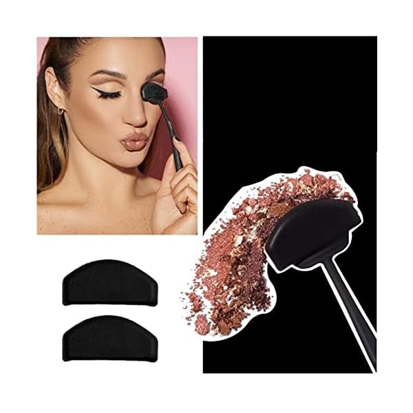 Pure Compression 6 in 1 Silicone Eyeshadow Crease Line Kit - Easy Eyeshadow Eyeliner Stencil Cut Stamp Applicator - Lazy…