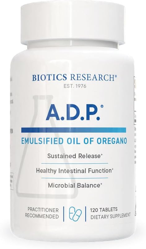 Biotics Research A.D.P. Oil of Oregano for GI Cleansing & Antioxidant Support + Saccharomyces boulardii Probiotic for Microbial Balance & Immune Health – 120 tabs & 60 caps | High Strength Herbal Supplement | Clean Label Ayurvedic Wellness-picture-12