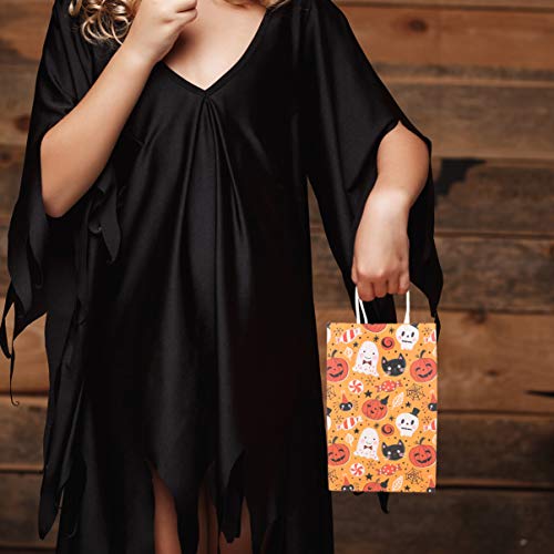 Bolsa de presente de Halloween Cabilock 10 peças de papel doce sacola de artesanato doce de Hallowee