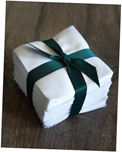 Fabric 100 Pure White Bella Solid precut Charm Pack 4" Squares Quilt Fabric