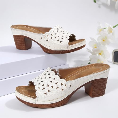 Pantoufles à talons hauts confortables pour marcher sans douleur - 3