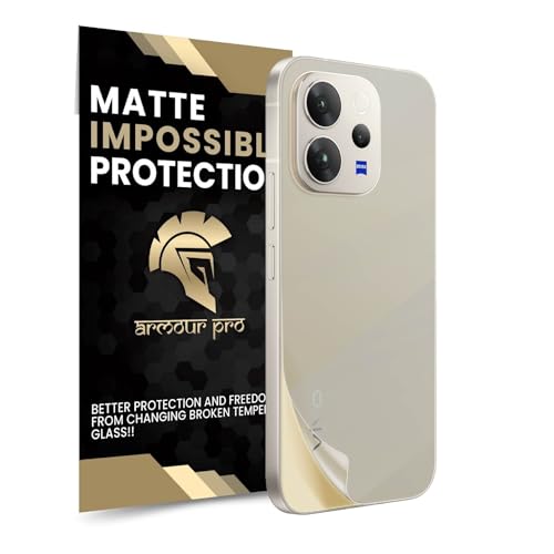 Image of ArmourPro Matte Back Screen Protector for Vivo V70, Premium Ultra Thin TPU Back Membrane Guard, Anti-Glare, Bubble-Free, Edge to Edge Coverage, Fingerprint Friendly | 1 Pack