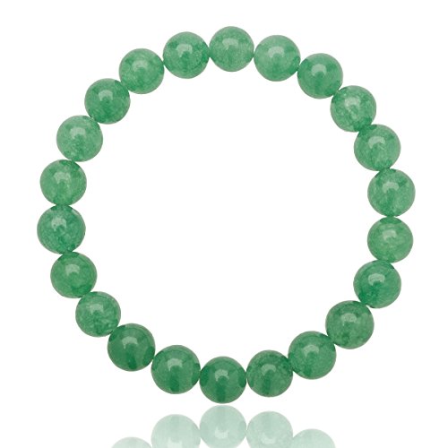 Unique bracelet Perles Aventurine 8mm Grade AAA extensible one size fits all 16cm bis 21cm Cover
