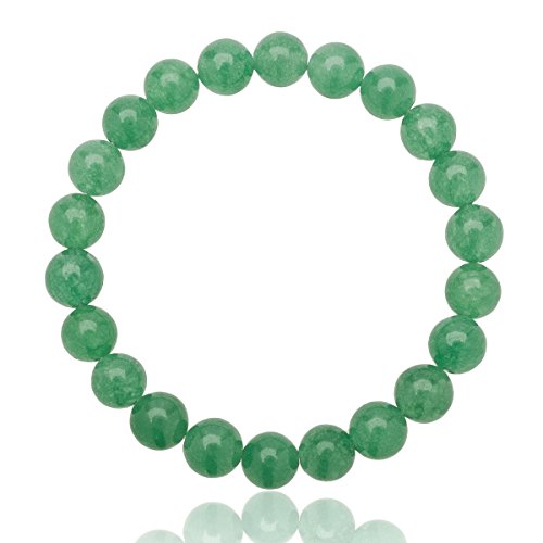 Unique Chakra Bracelet de guérison Perles Aventurine 8mm unisexe extensible 16cm à 19cm