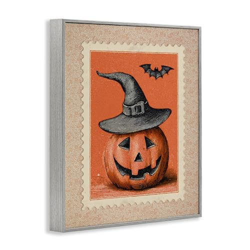 Jack-o-Lantern Vintage Tableau Encadré Haute Qualité Stupell