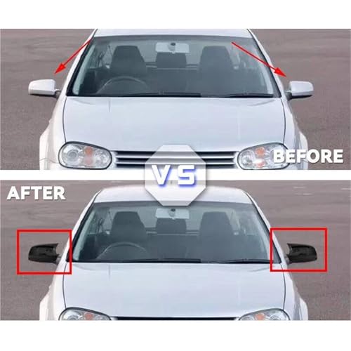 Coque de rétroviseur pour Golf 4 MK4 1998-2002 finition carbone - 3