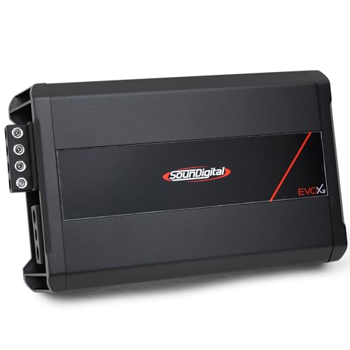 SounDigital EVOX2-2400.4-4 Ohm 4-Channel 2400W RMS Bridged Power Car Amplifier