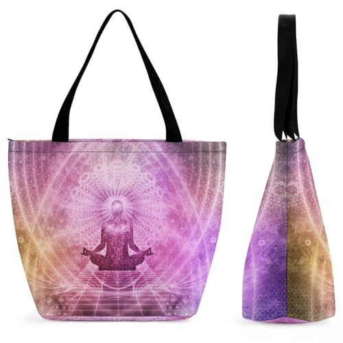 Sac de shopping Chakras grand volume pour emporter tout votre nécessaire
