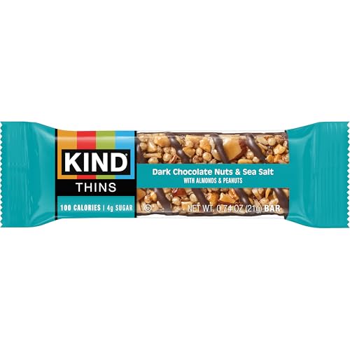 KIND Thins Variety Pack, 20 Count, Healthy Low Calorie Snack Bars - Image 4
