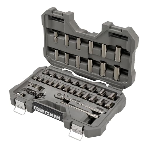 CRAFTSMAN OVERDRIVE 49-Piece Gunmetal Chrome Mechanics Tool Set, Standard SAE/Metric Socket Set, with Hard Case (CMMT99049L) - image 3