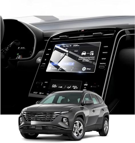 Film d'écran de navigation voiture anti-reflet pour console Tucson NX4 2024