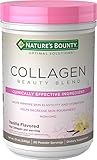 Collagen Beauty Blend by Nature's Bounty Optimal Solutions, Dietary Supplement, Supports Skin Health, Vanilla Flavor, 15g Per Serving, 20 Powder Servings