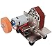 Mini Electric Belt-Sander Knife-Sharpener Sanding Machine 96W, Small Bench Grinder Kit 7 Speed Adjustable Power Polisher DIY Polishing Grinding Tool, Handcraft Jewelry