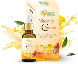 Herbs Botanica Vitamin C Serum For Face with Hyaluronic For Anti Aging Hydrating & Serum for Dark Spots, Fine Lines, Includes Vitamin E, Organic Aloe Vera and Jojoba Oil 1 fl oz