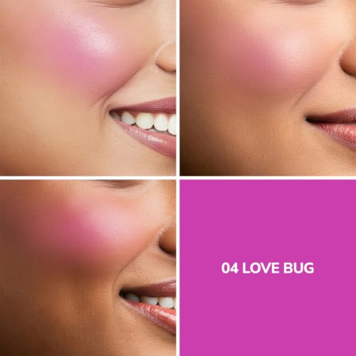 Image of Mila Beaute Pookie Serum Liquid Blush for Face Makeup | Highly Pigmented & Easily Blendable Blusher| Non Drying Formula with Orange Peel Extracts | Suitable for Indian Skin Tones - Love Bug