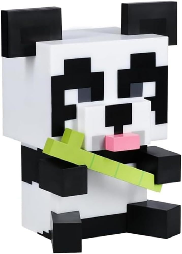 Paladone Minecraft Panda Light - Officially Licensed Merchandise, Portable Night Light & Gaming Room Decor for Kids, Gift for Gamer, Battery Powered