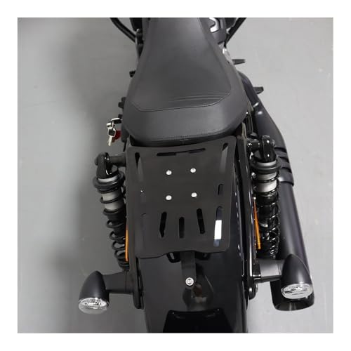 Accessoires de moto haut de gamme support de rack arrière en acier noir - 3