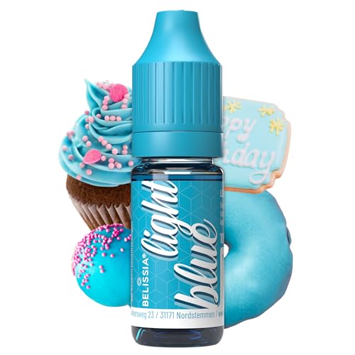 Belissia food colouring light blue - 10ml liquid & highly concentrated - food-safe food colouring for baking cooking fondant & DIY - vegan strong colouring tasteless