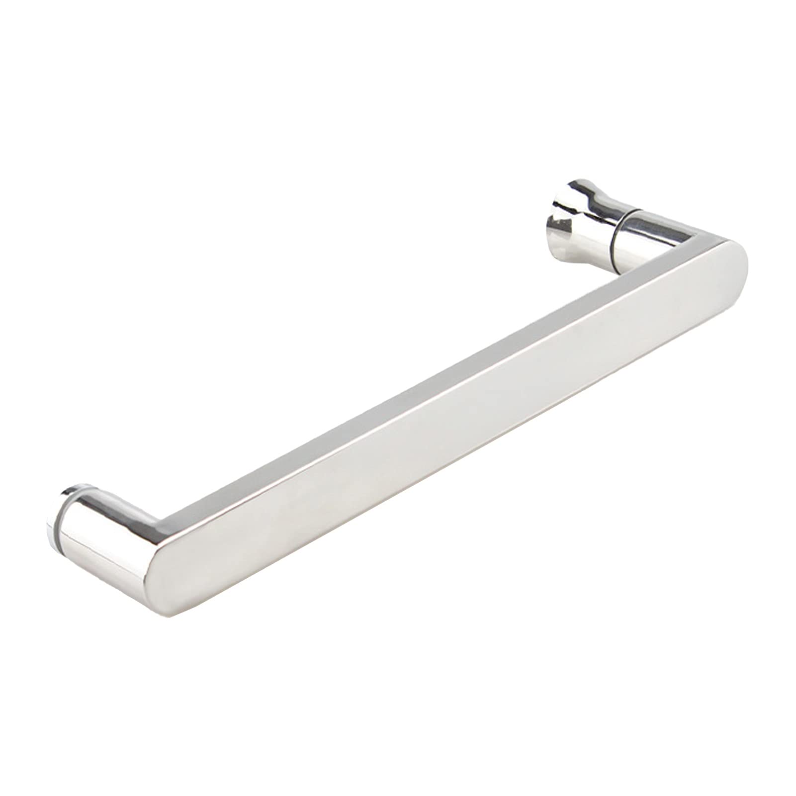GYRAZXS Polished Heavy Duty Stainless Steel Shower Door Pull Handles 300mm/400mm/440mm/500mm Durable PushPull Design for Bathrooms Modern Home Hardware