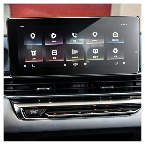 Film protection navigation Geely Emgrand 2022 en verre trempé 10.25 pouces pour tableau de bord