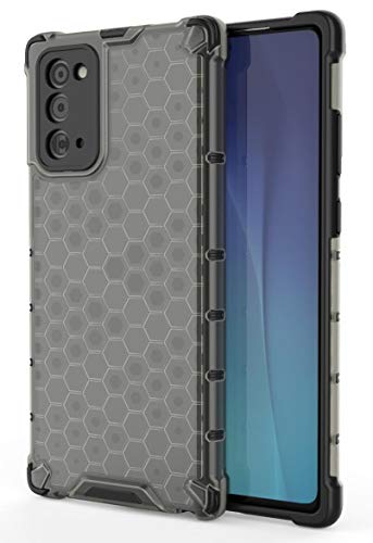 Image of Glasgow | for Samsung Galaxy Note 20 Honeycomb Pattern Back Case Cover for Samsung Galaxy Note 20 - Black